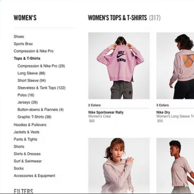 Drupal China Product Category Navigation